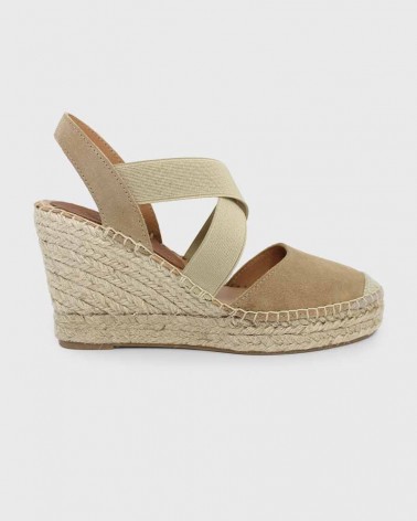 Sand Suede Espadrille with...