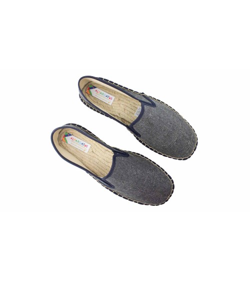 ESPADRILLE WITH ELASTICS IN CANVAS