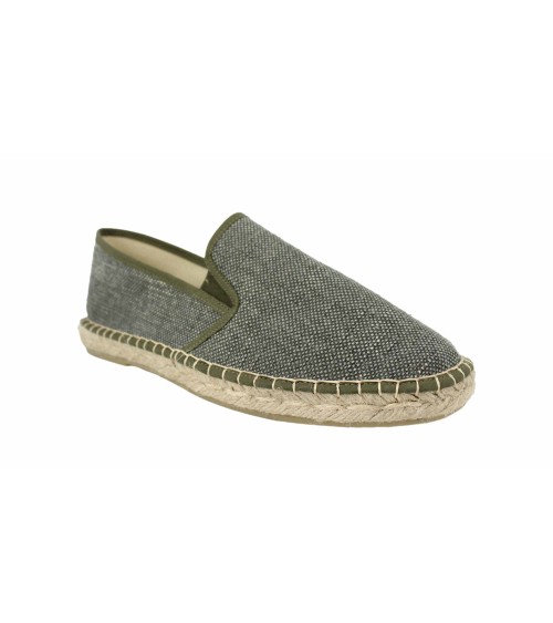ESPADRILLE WITH ELASTICS IN CANVAS