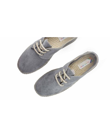 ALPARGATA DE CORDONES EN SERRAJE