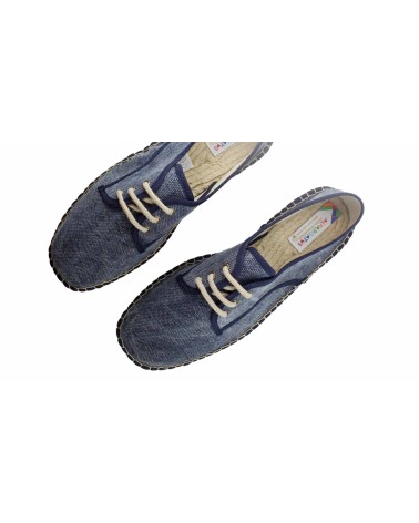 ALPARGATA DE CORDONES EN LONA