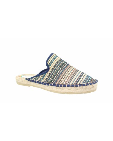 ESPADRILLE PLATEAU DE STYLE SABOT EN DAIM.