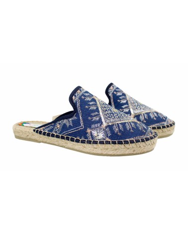 ESPADRILLE À SABOT PLAT AVEC BRILLANCE