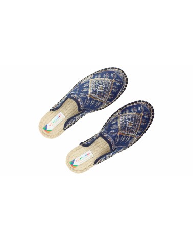 ESPADRILLE À SABOT PLAT AVEC BRILLANCE