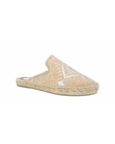 ESPADRILLE À SABOT PLAT AVEC BRILLANCE