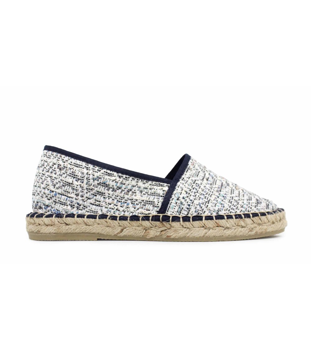 ESPADRILLE PLATE FERMÉE EN TOILE