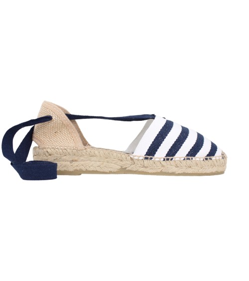 ALPARGATA VALENCIANA LISTRADA COM SALTO