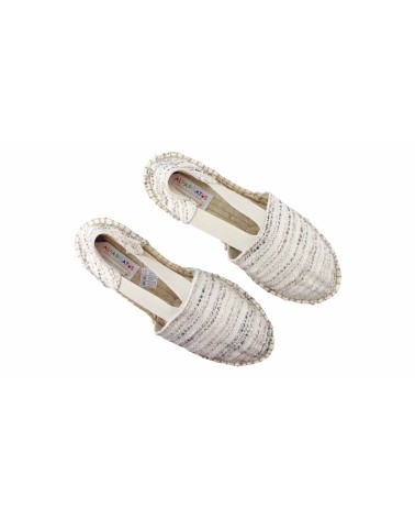 ALPARGATA COM ELÁSTICOS EM LONA