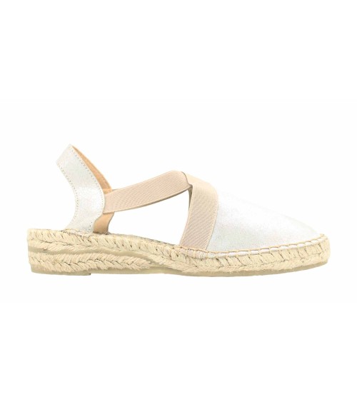 ALPARGATA CON ELÁSTICOS EN SERRAJE