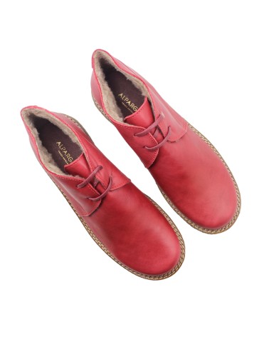 BOTTINE EN CUIR AVEC DOUBLURE MOUTON