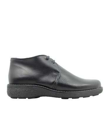 LEATHER BOOT WITH SHEARLING