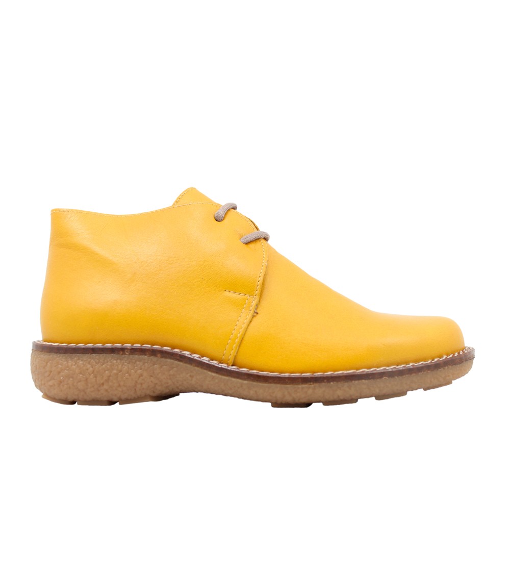 LEATHER BOOT WITH SHEARLING