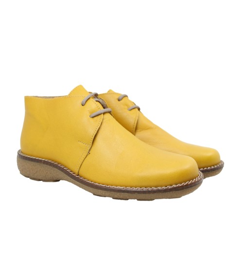 LEATHER BOOT WITH SHEARLING