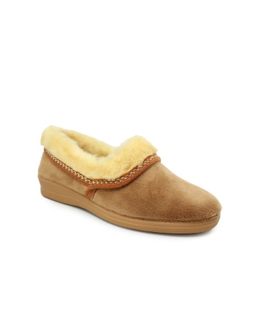 Chausson fermé à talon compensé | Confort et style pour la maison