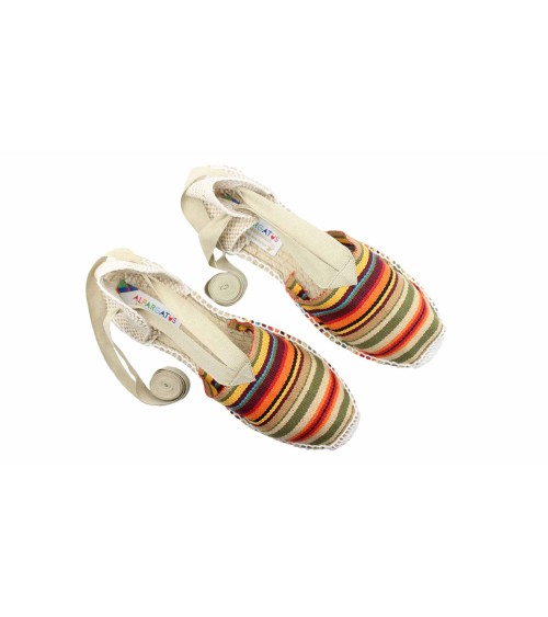 STRIPED FLAT VALENCIANA CHILDREN