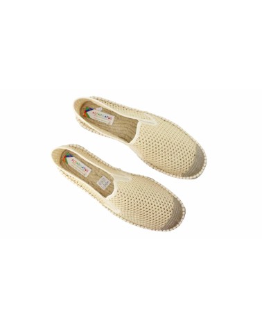 ESPADRILLE AVEC ÉLASTIQUES EN TOILE À MESH