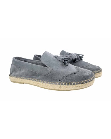 ALPARGATA MOCASSIN WITH TASSEL DETAIL IN SUEDE