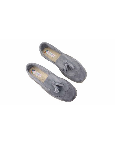 ALPARGATA MOCASSIN WITH TASSEL DETAIL IN SUEDE