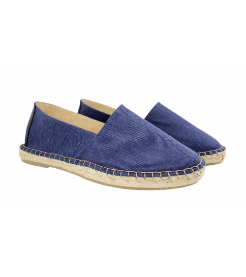 ESPADRILLE FERMÉE EN TOILE JEAN