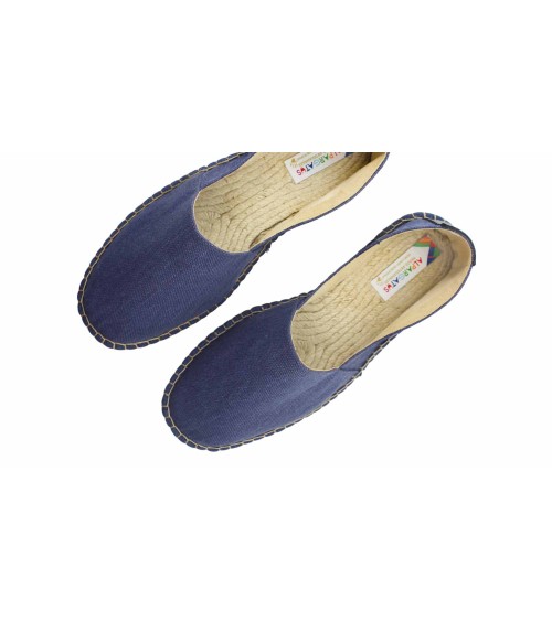 ESPADRILLE FERMÉE EN TOILE JEAN