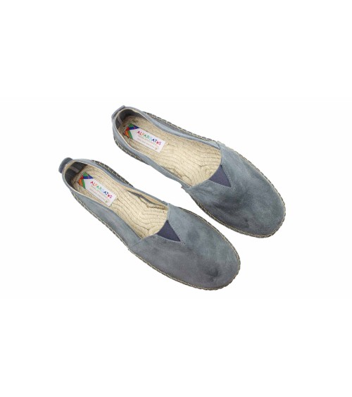 ESPADRILLE WITH ELASTIC IN SUEDE