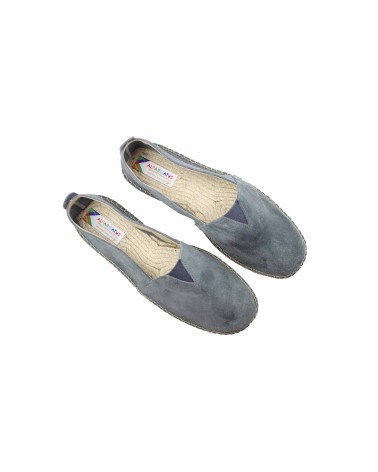 ESPADRILLE WITH ELASTIC IN SUEDE