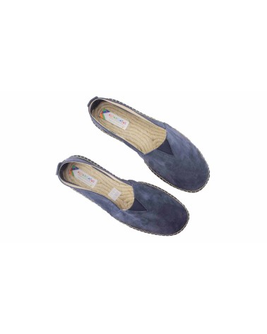 ESPADRILLE AVEC ÉLASTIQUE EN CUIR SUÉDÉ