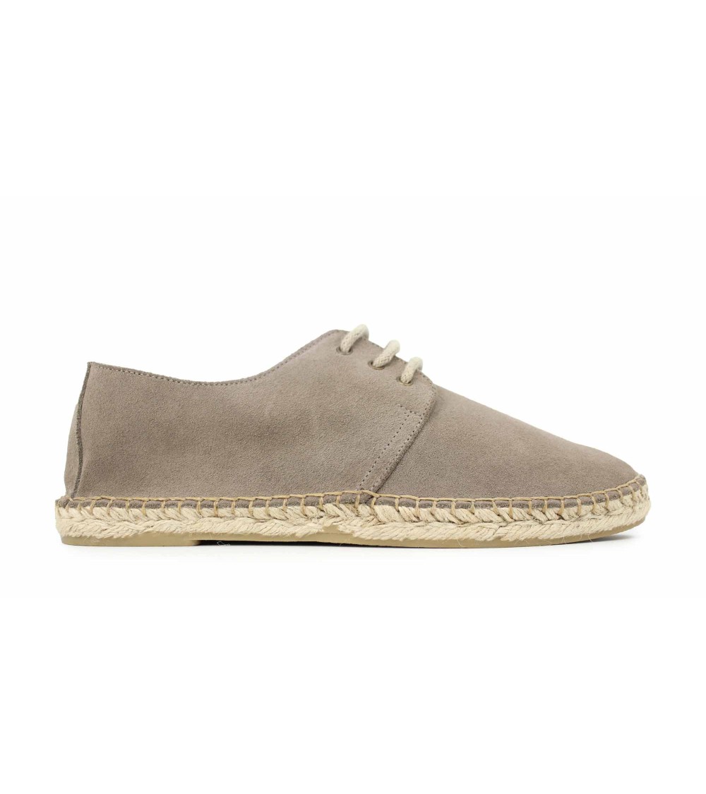 LACE-UP ESPADRILLE IN SUEDE