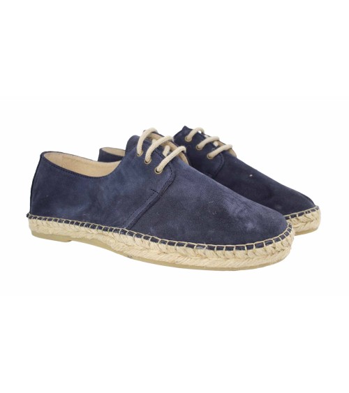 LACE-UP ESPADRILLE IN SUEDE