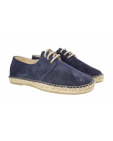 LACE-UP ESPADRILLE IN SUEDE