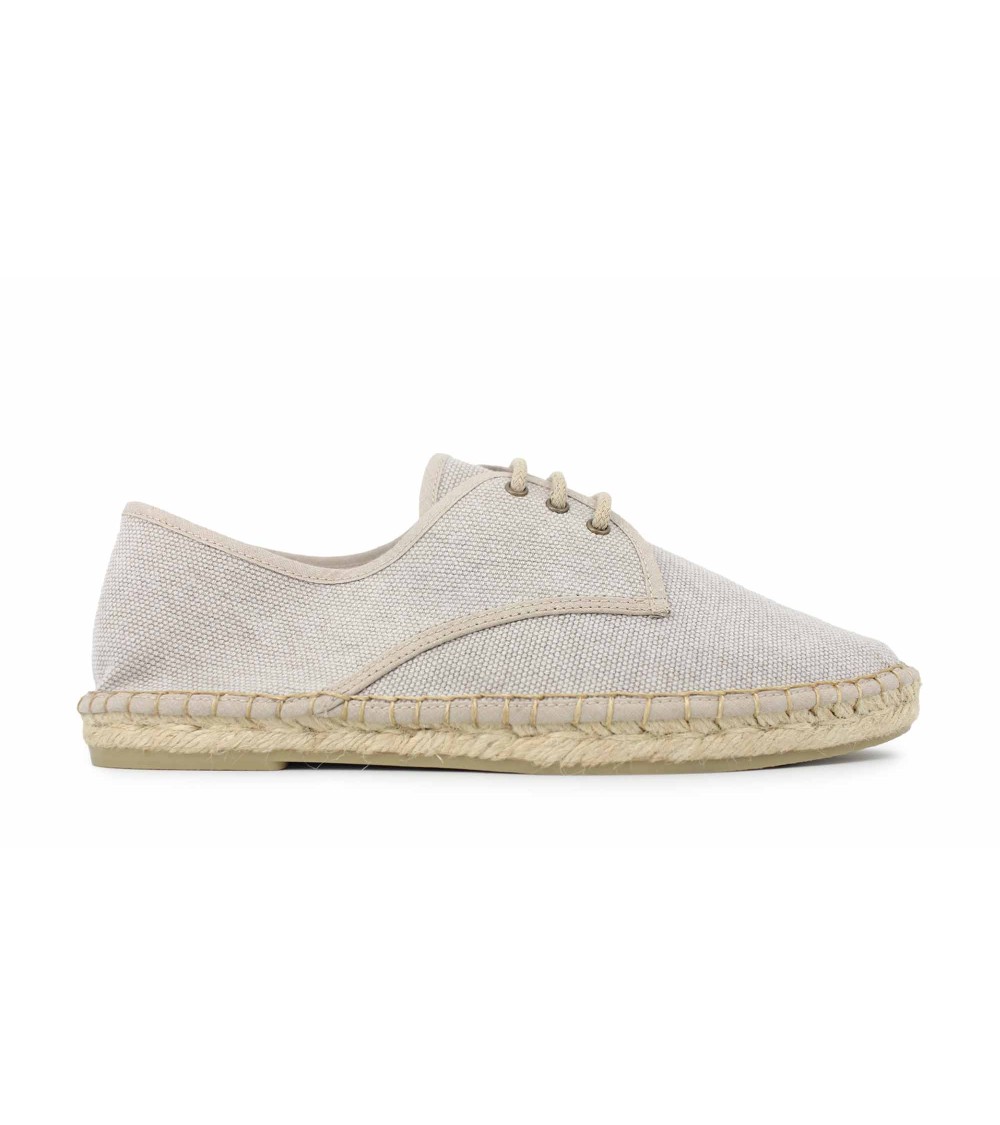 ESPADRILLE À LACETS EN TOILE