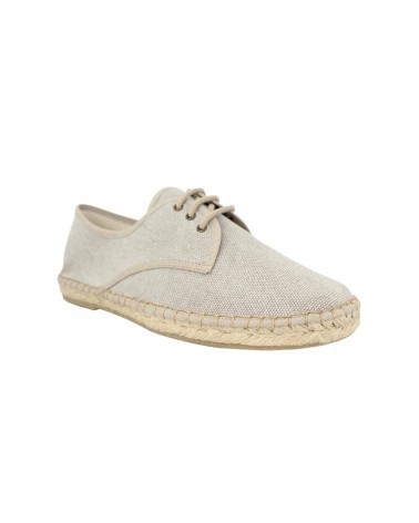ESPADRILLE À LACETS EN TOILE