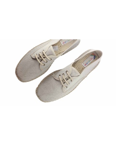 ESPADRILLE À LACETS EN TOILE
