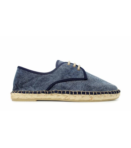 LACE-UP ESPADRILLE IN CANVAS