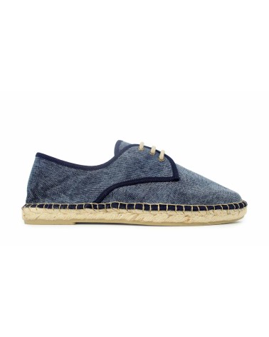 LACE-UP ESPADRILLE IN CANVAS
