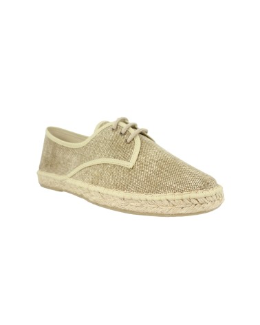 LACE-UP ESPADRILLE IN CANVAS 