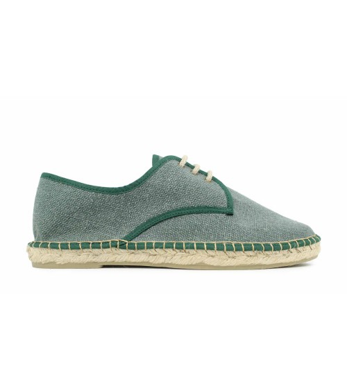 ESPADRILLE À LACETS EN TOILE RECYCLÉE