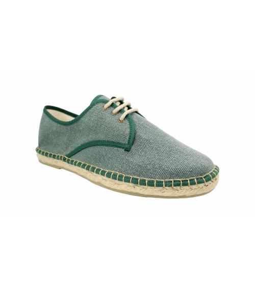 ESPADRILLE À LACETS EN TOILE RECYCLÉE