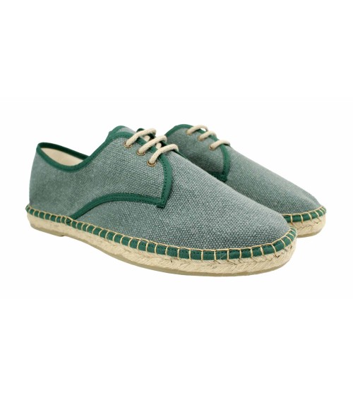 ESPADRILLE À LACETS EN TOILE RECYCLÉE