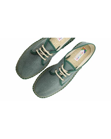 ESPADRILLE À LACETS EN TOILE RECYCLÉE