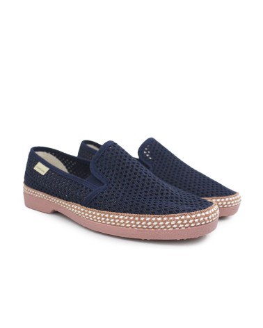 SLIP-ON SNEAKER IN MESH CANVAS MAN