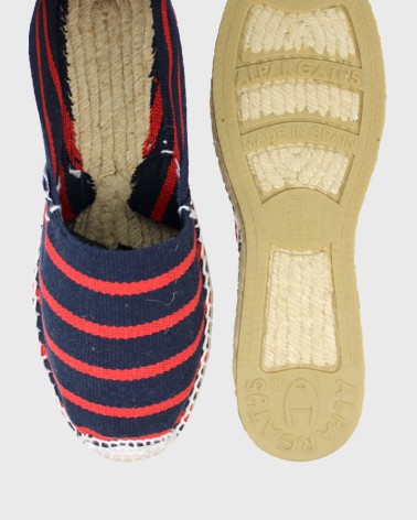 ESPADRILLE CLASSIQUE À RAYURES MARIN