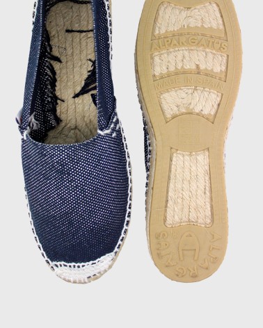 ALPARGATA CLASICA LONA PLATA