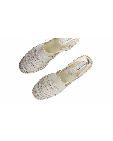 VALENCIANA WITH ELASTIC STRAPS IN CANVAS