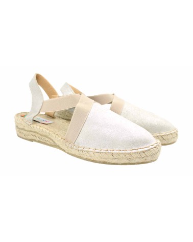 ALPARGATA CON ELÁSTICOS EN SERRAJE