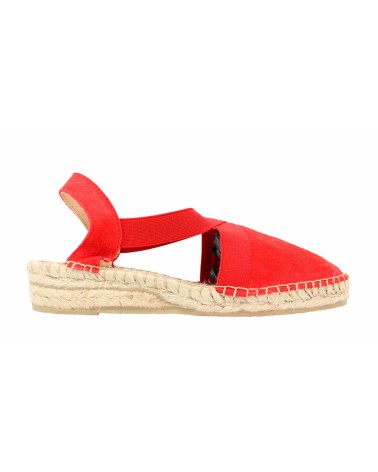 ESPADRILLE AVEC ÉLASTIQUES EN DAIM