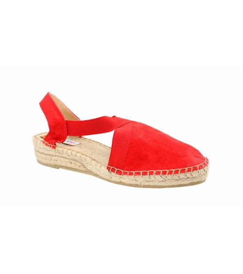 ESPADRILLE AVEC ÉLASTIQUES EN DAIM