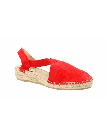 ESPADRILLE AVEC ÉLASTIQUES EN DAIM