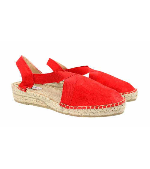 ESPADRILLE AVEC ÉLASTIQUES EN DAIM