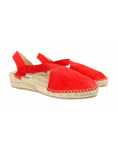 ESPADRILLE AVEC ÉLASTIQUES EN DAIM